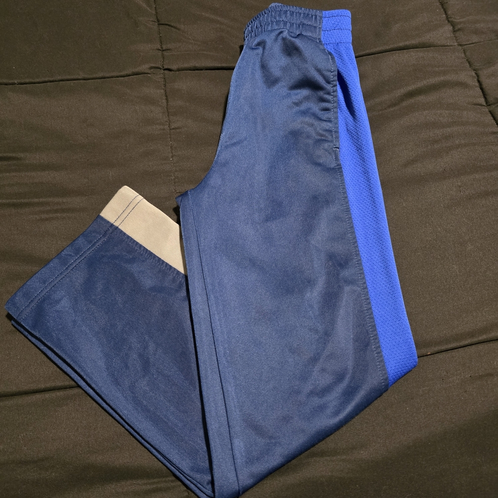 Starter Boys Track Pants Athletic Bottoms Blue Size Medium 8‎